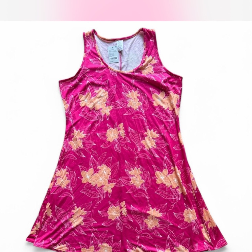 NWT Pink Floral Sleeveless Dress